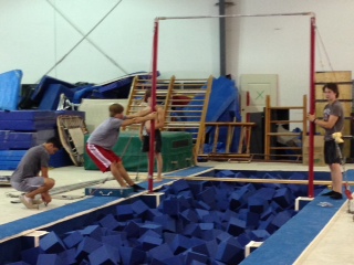high bar setup